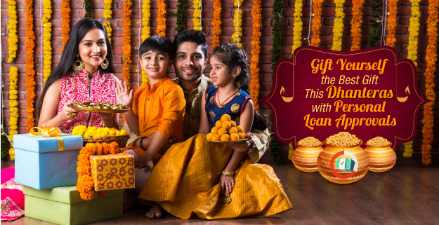 Gift Yourself the Best Gift This Dhanteras with Instant Personal Loan Approvals